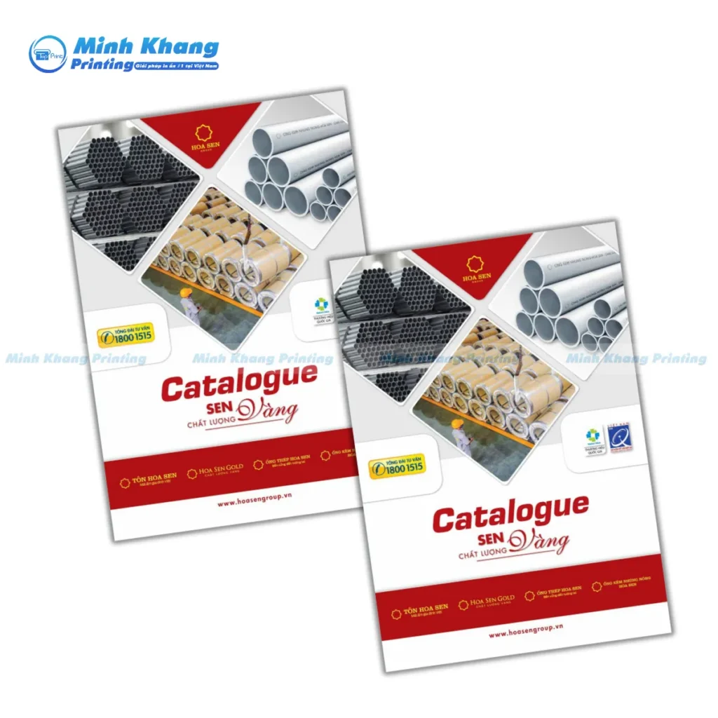Mẫu catalogue tôn hoa sen chất lượng sen vàng