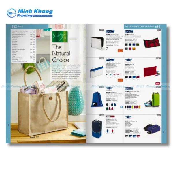 Mẫu ý tưởng thiết kế catalogue túi xách độc đáo