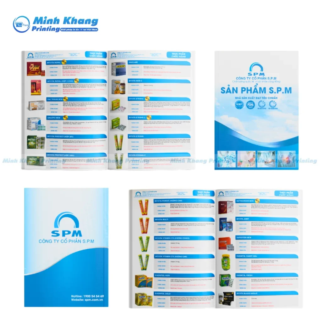 Mẫu catalogue y tế đẹp, sang trọng