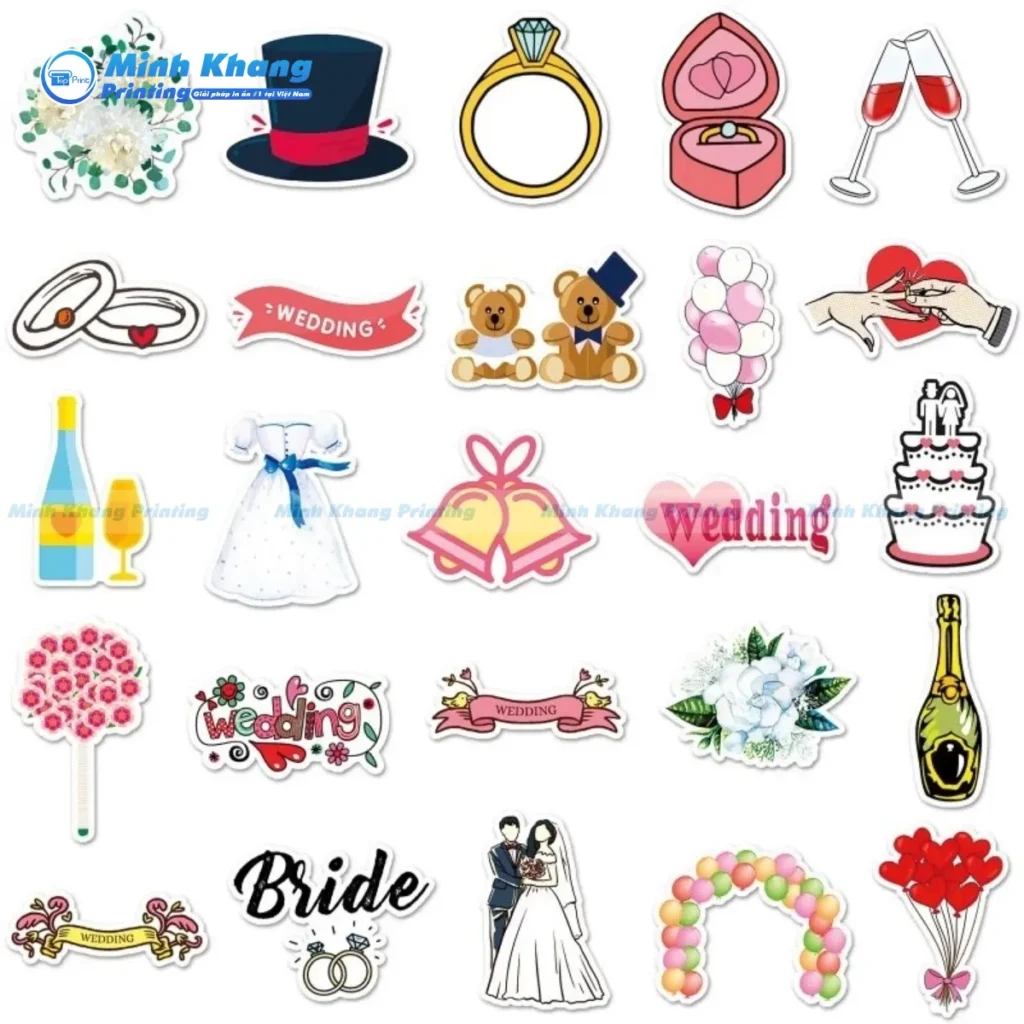 sticker đám cưới