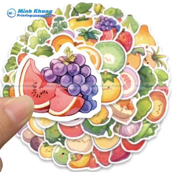 Sticker Hoa Quả Là Gì? Và Phân Loại Phổ Biến