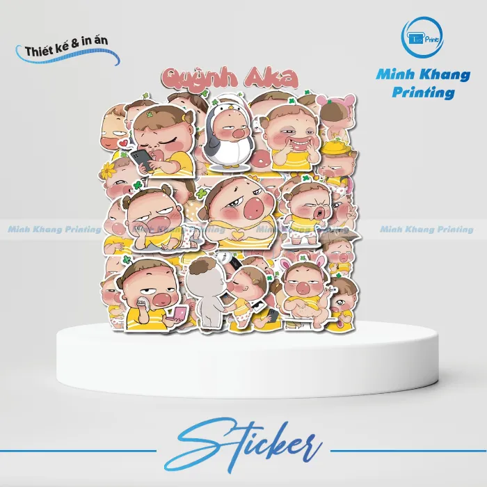 sticker quỳnh aka