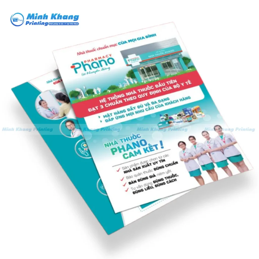 Mẫu tờ rơi nhà thuốc Phramacy Phano