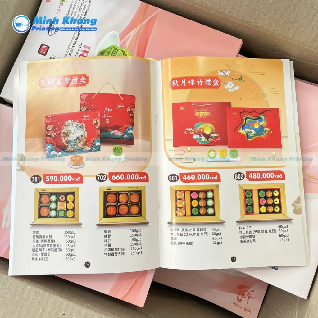 Mẫu catalogue bánh trung thu cao cấp & chuyên nghiệp