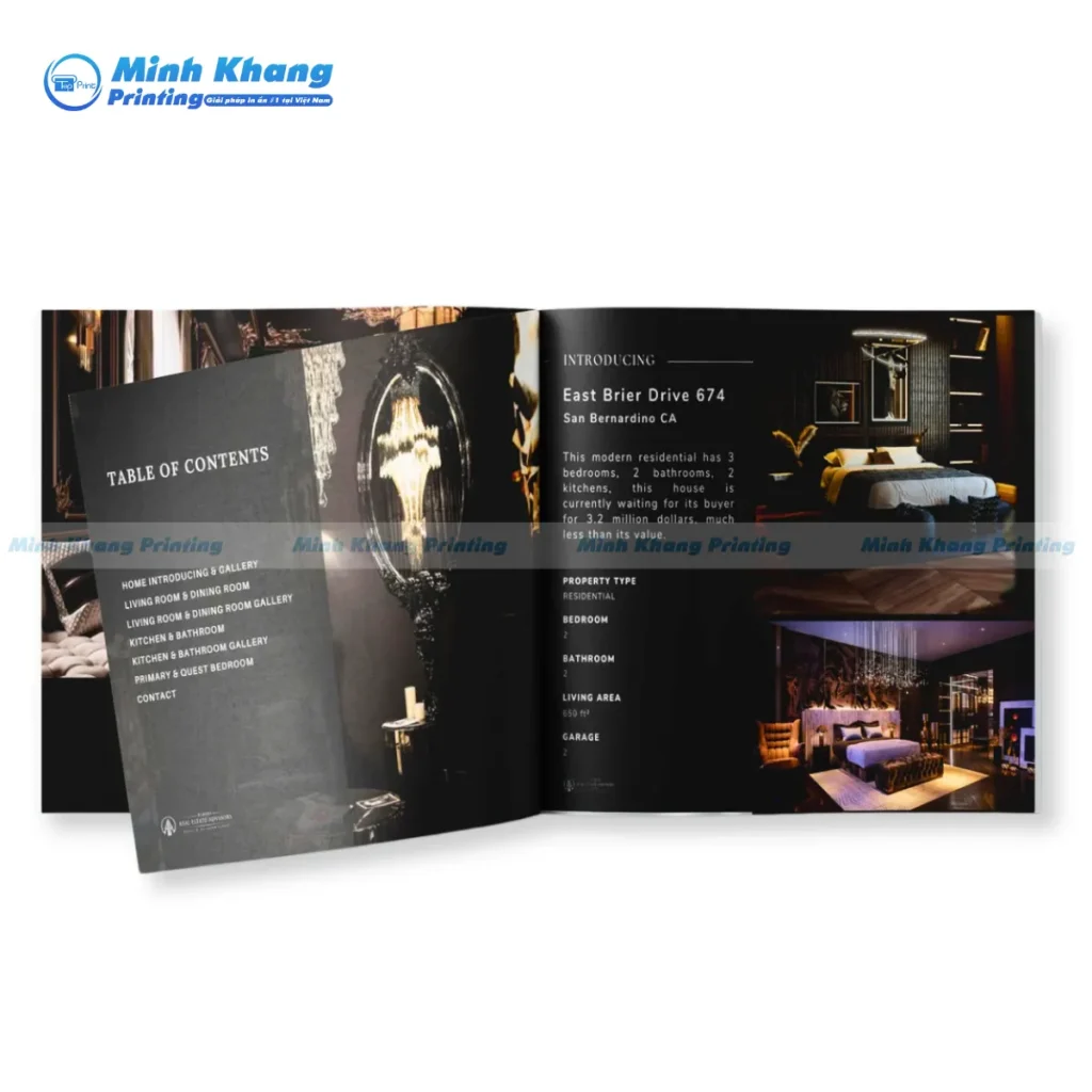 Mẫu catalogue khách sạn, resort cho khu nghỉ dưỡng đẳng cấp, sang trọng