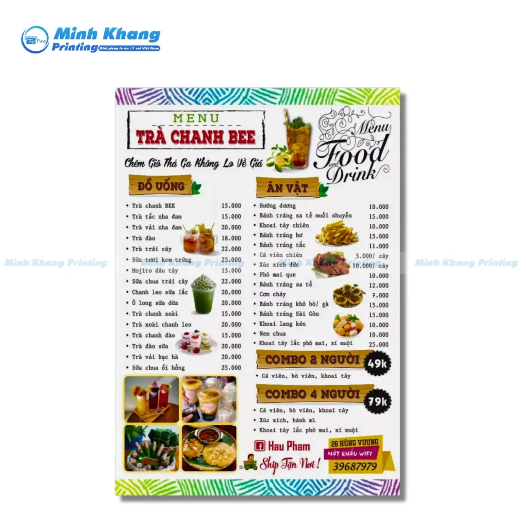 Bí Quyết Thiết Kế Menu Cá Viên Chiên Hút Khách