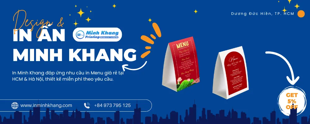 mẫu menu đám cưới