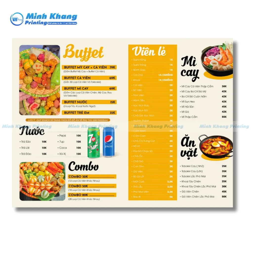 Tại Sao Menu Quán Ăn Vặt Cần Thiết & Quan Trọng?