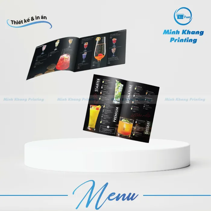 menu quán bar