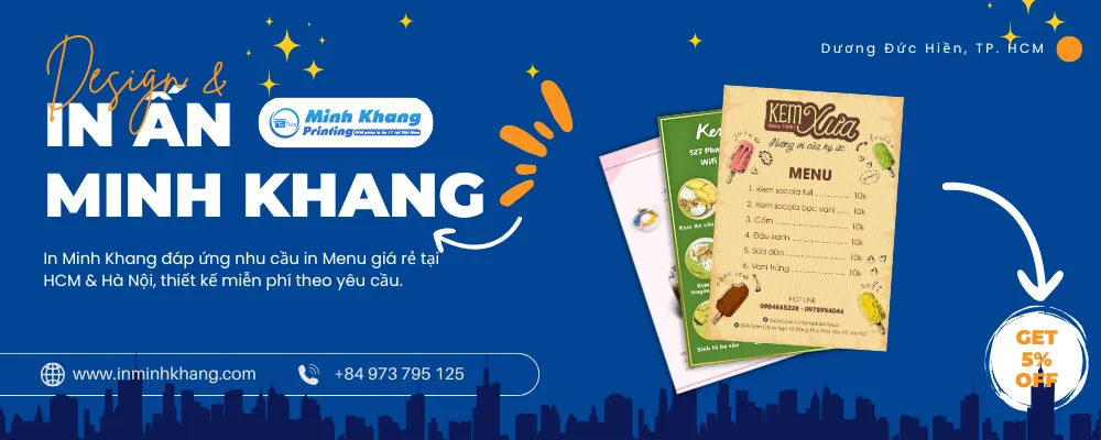 46+ Mẫu Menu Quán Kem Đẹp, Thu Hút & Hấp Dẫn