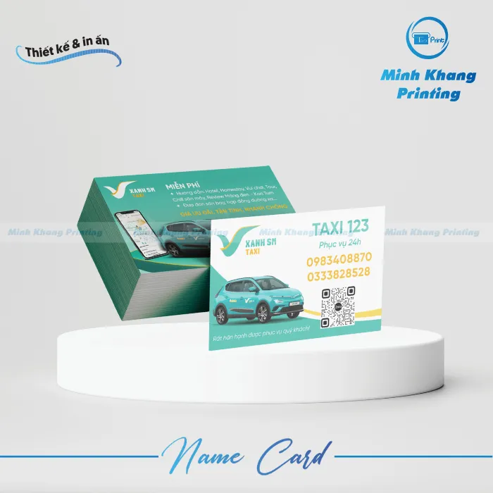 mẫu name card taxi