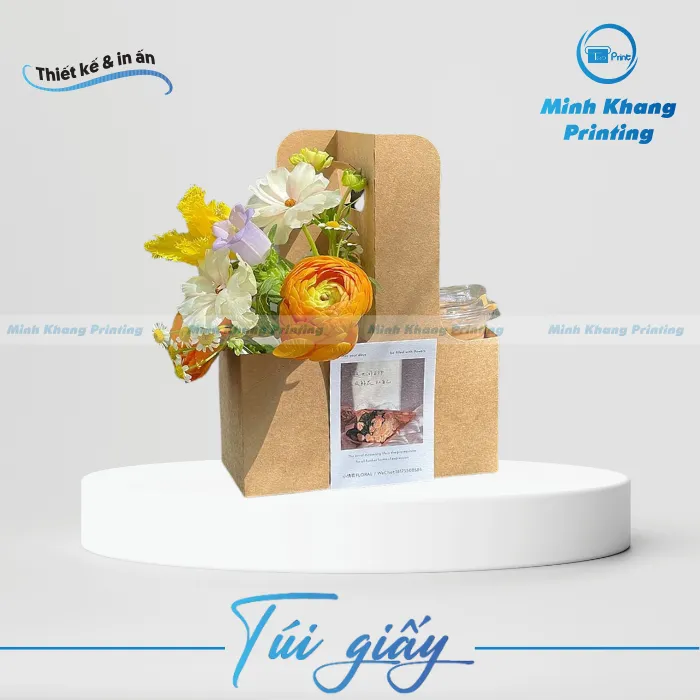 mẫu túi giấy 2 ngăn