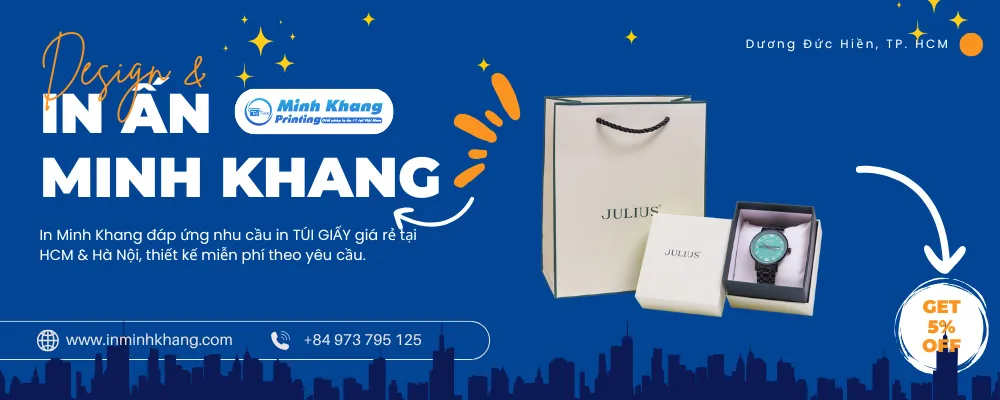 Mẫu túi giấy đựng đồng hồ