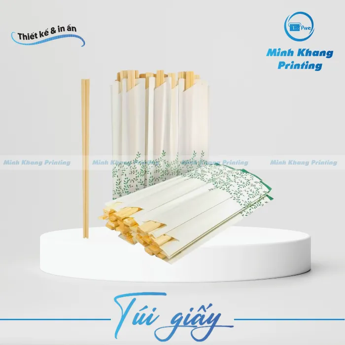 mẫu túi giấy đựng đũa