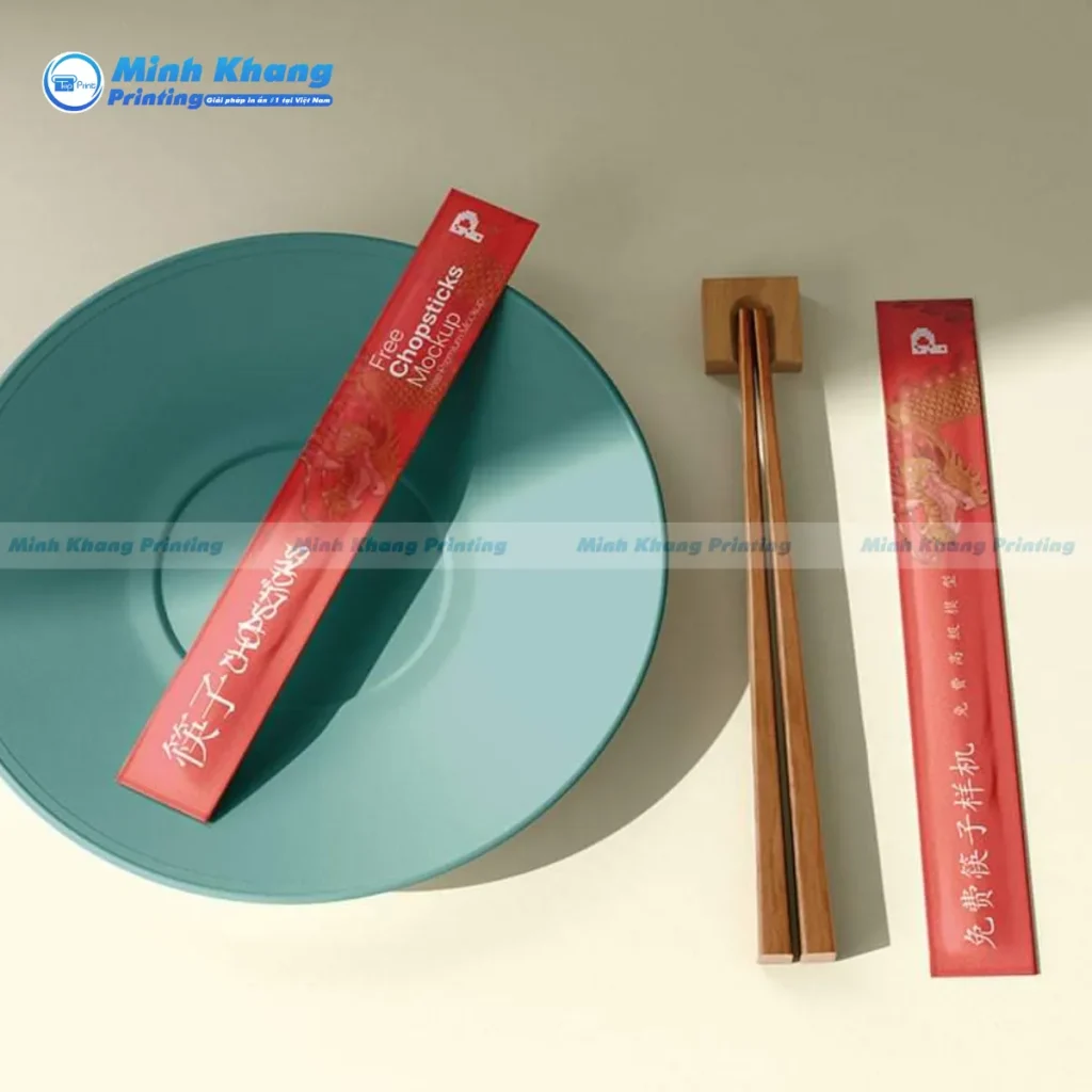 Các Loại Chất Liệu Giấy & Kích Thước, Công Nghệ In Túi Đựng Đũa Phổ Biến Dùng Trong Quy Cách