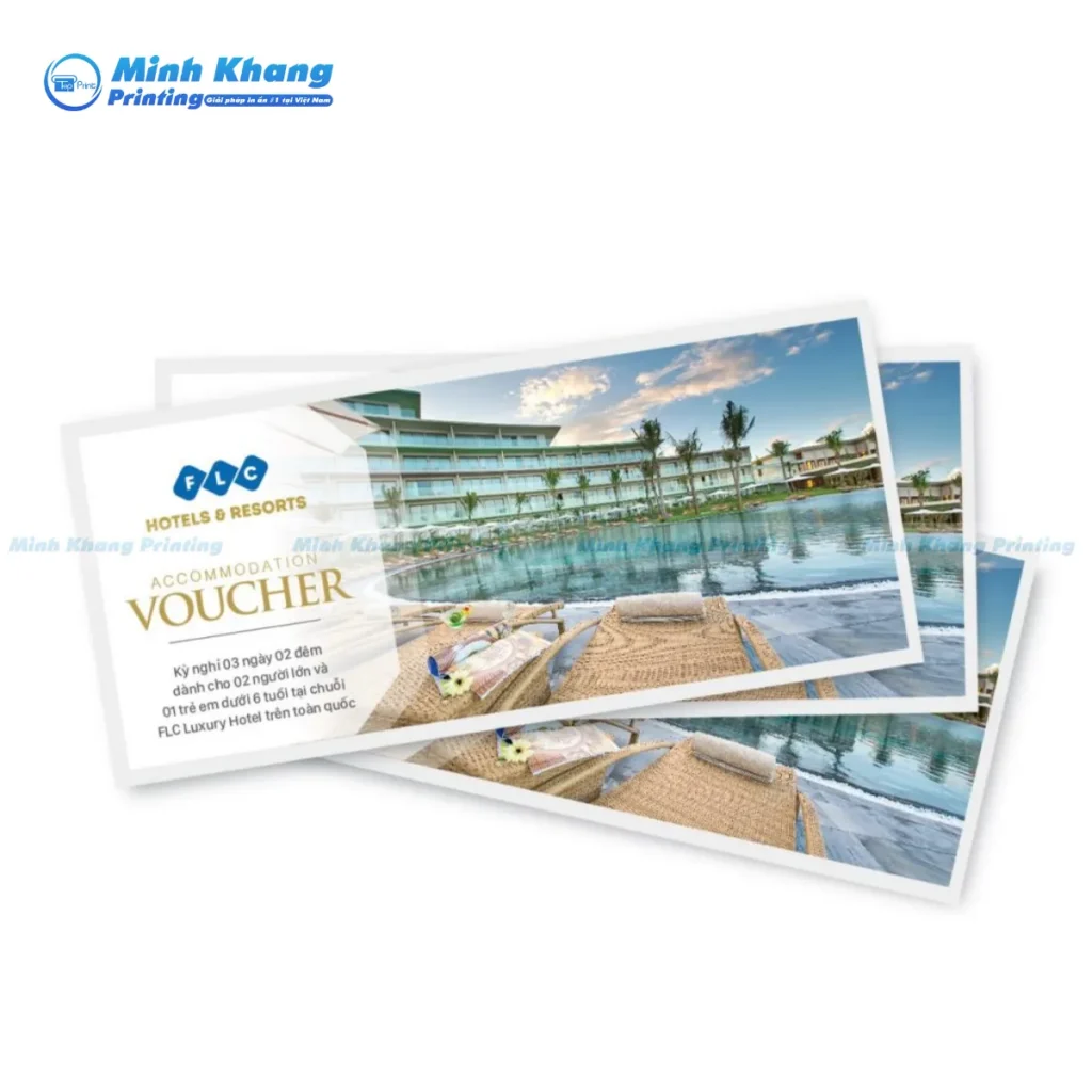 Mẫu voucher khách sạn & resort FLC Luxury Hotel kỳ nghỉ 3 ngày 2 đêm
