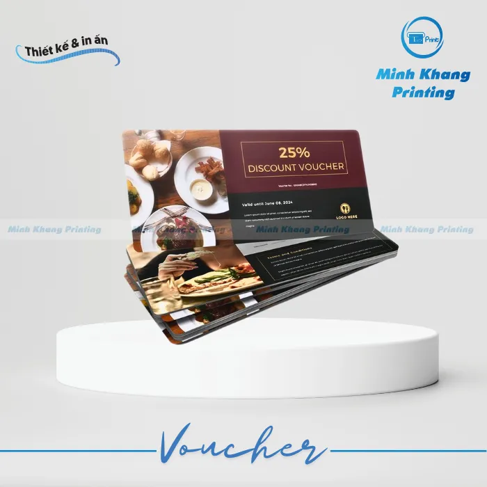 mẫu voucher nhà hàng