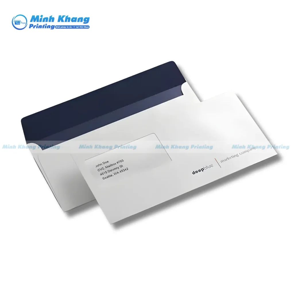 Mẫu phong bì A5 đẹp dùng để gửi thư hóa đơn và thư ngỏ hàng ngày