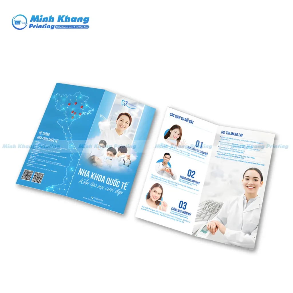 Mẫu brochure phòng khám nha khoa đẹp chuẩn quốc tế