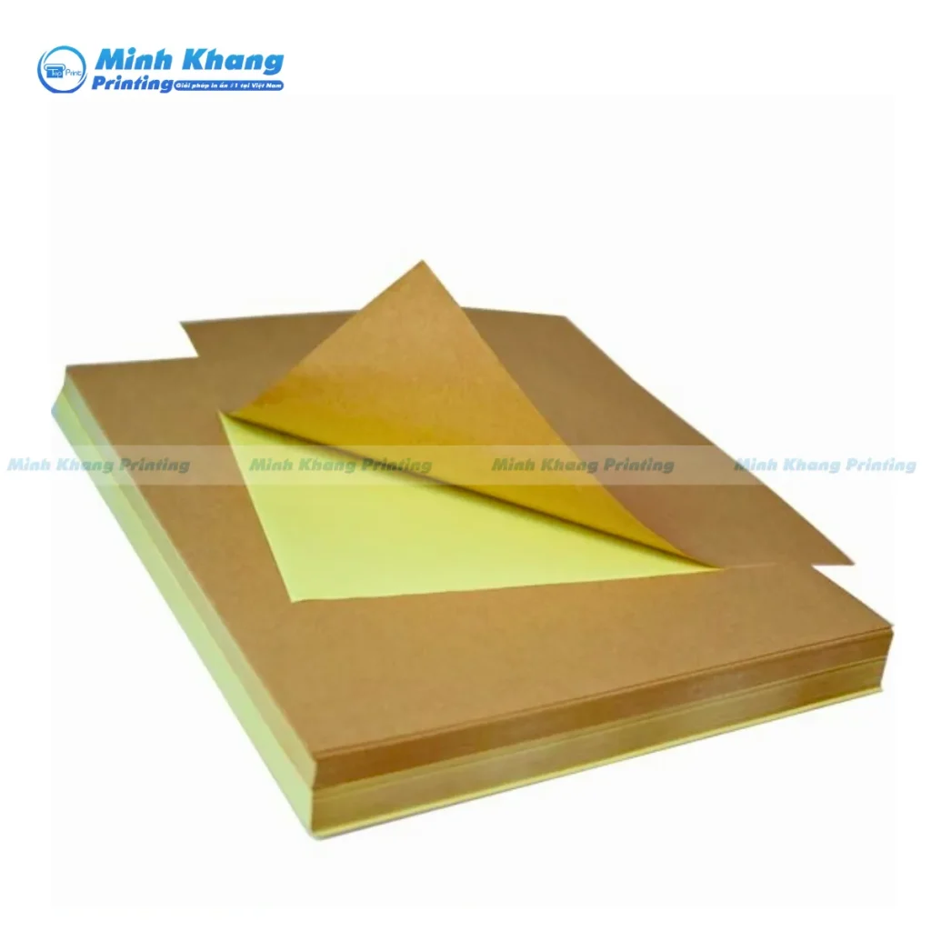 decal giấy kraft