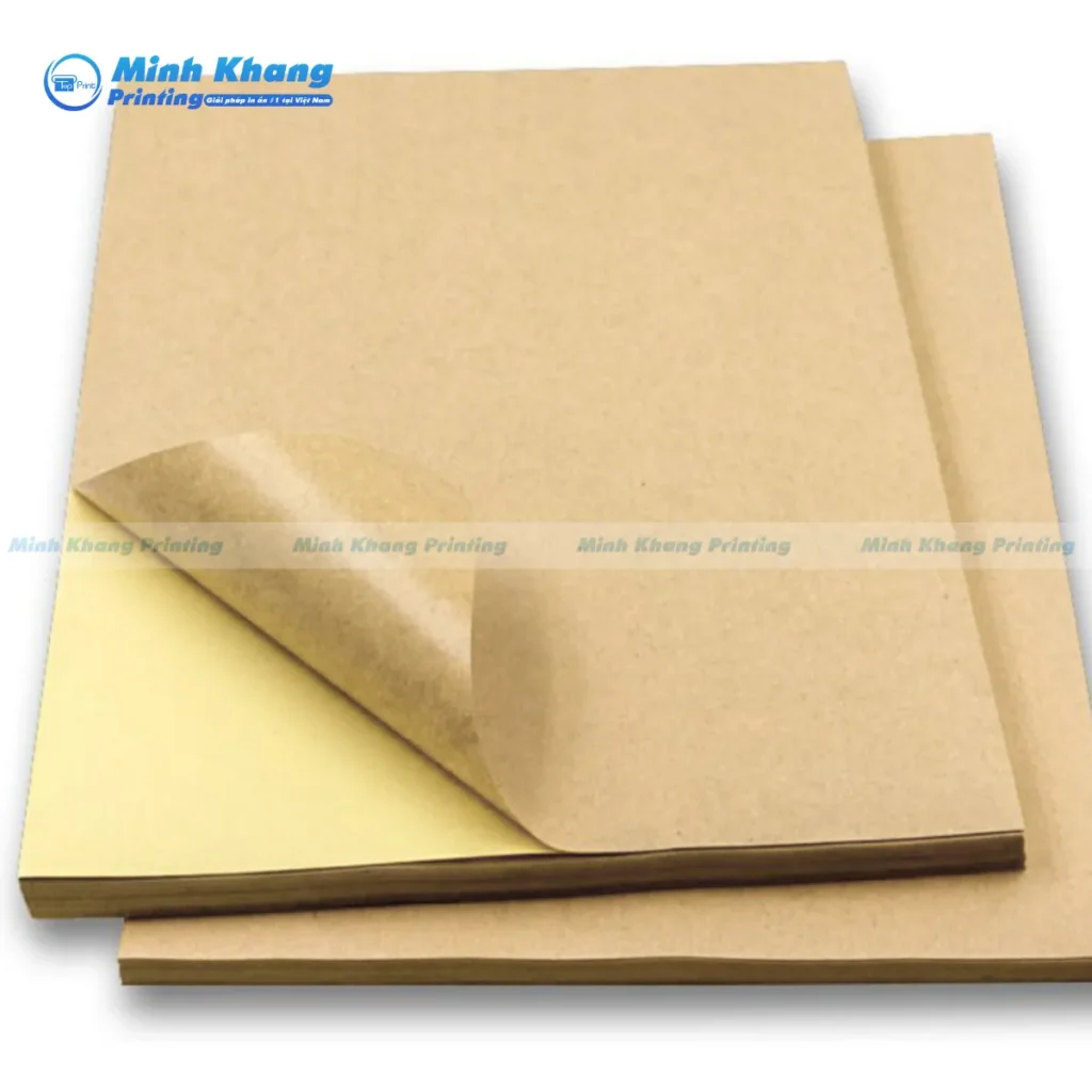 decal giấy kraft