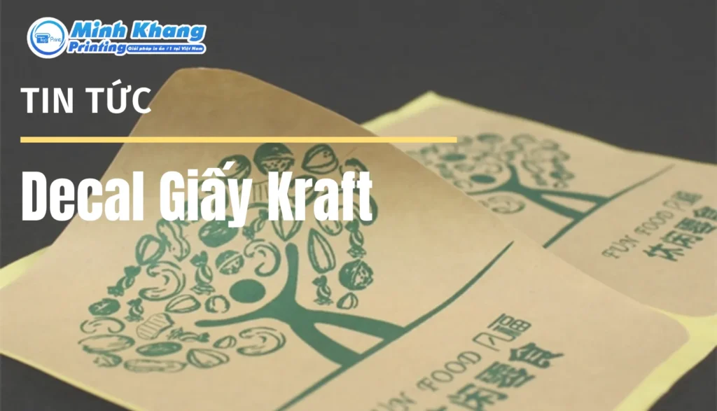 decal giấy kraft