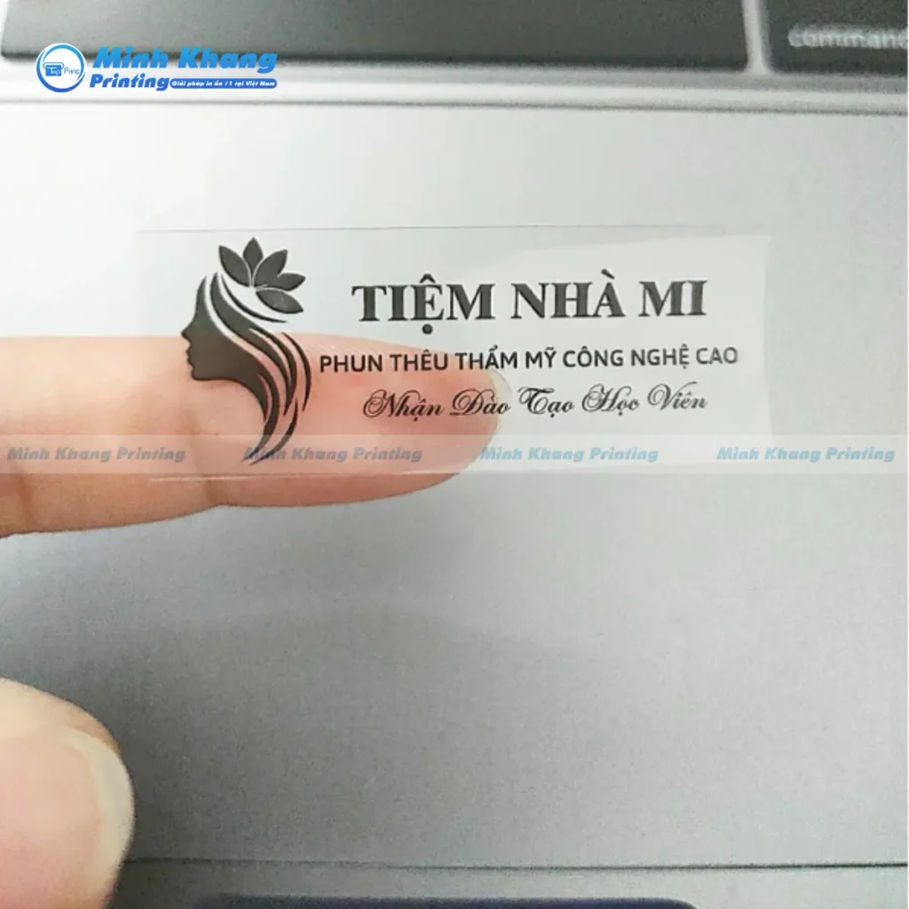Những Ưu Điểm Vượt Trội Của Decal Trong Suốt