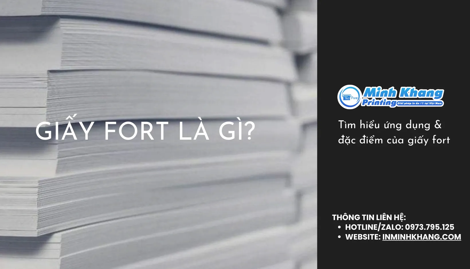 Giấy Fort Là Gì? Đặc Điểm, Ứng Dụng Của Giấy Fort