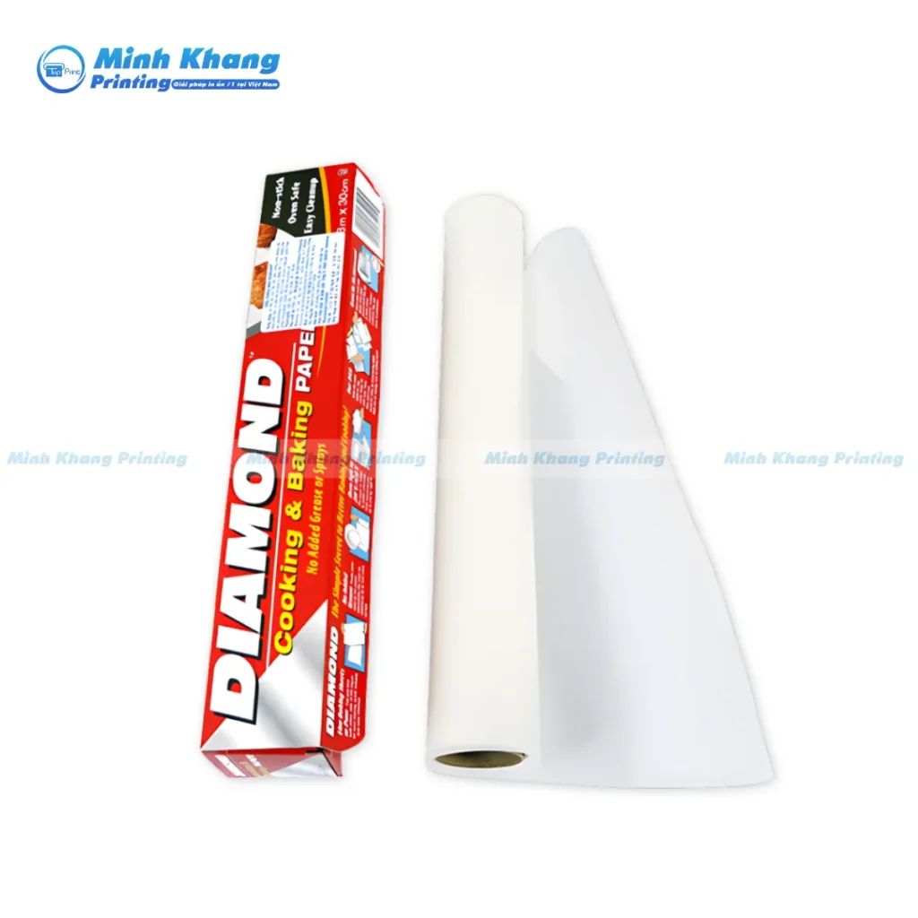 Mẫu hộp giấy dài đựng giấy nến nướng bánh