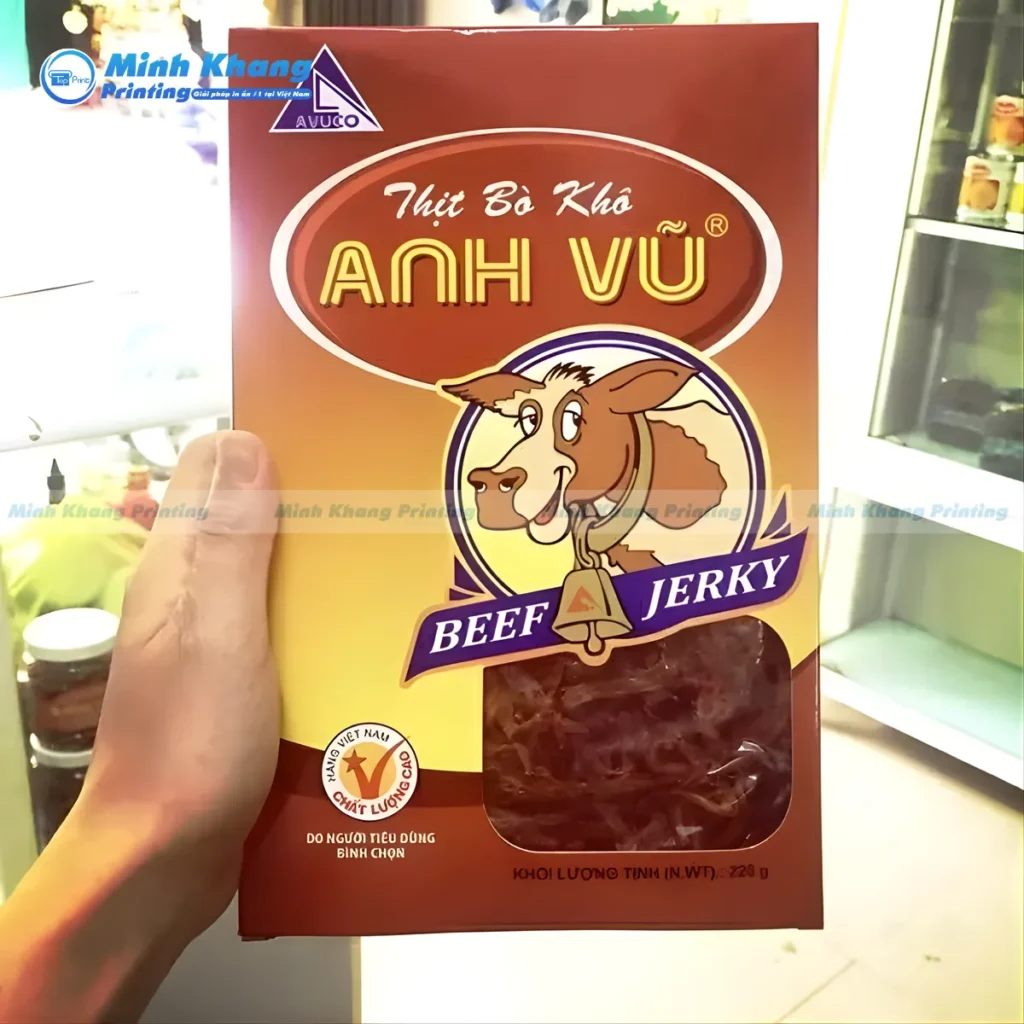 Lưu Ý Vàng Khi Đặt In Hộp Giấy Đựng Khô Gà, Khô Bò