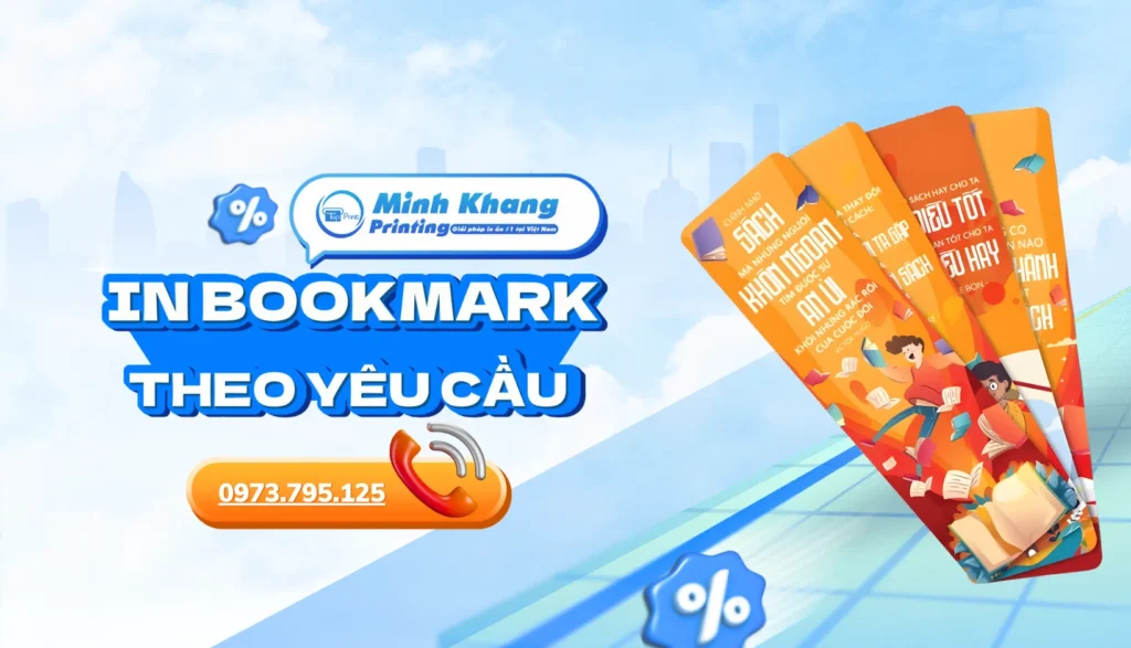 in bookmark theo yêu cầu