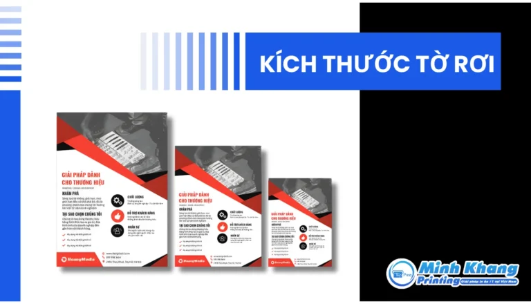 kích thước tờ rơi