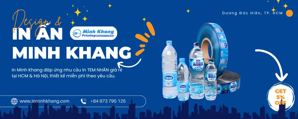 44+ Mẫu Tem Dán Bình Nước Chuyên Nghiệp & Đẹp