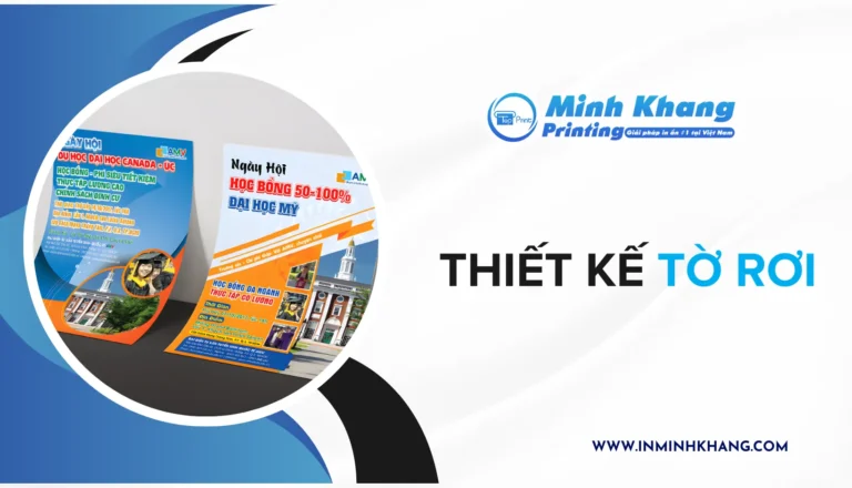 thiết kế tờ rơi