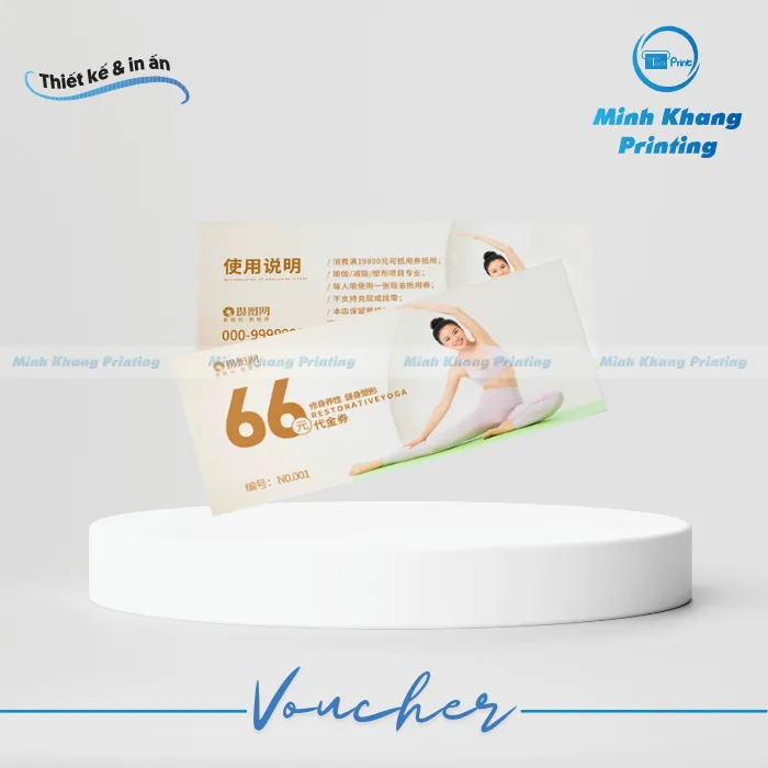mẫu voucher học yoga