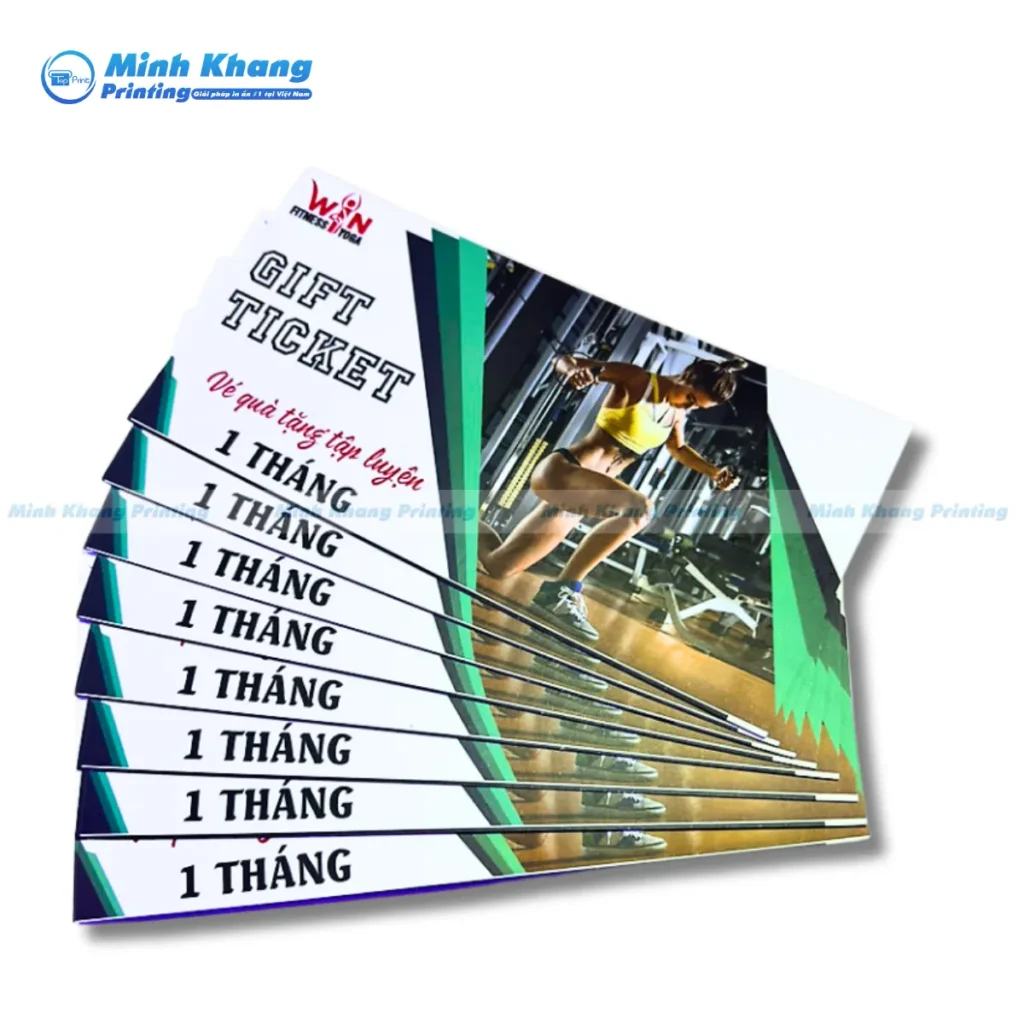 Mẫu gift voucher học yoga tập luyện 1 tháng tại Win Fitnesss