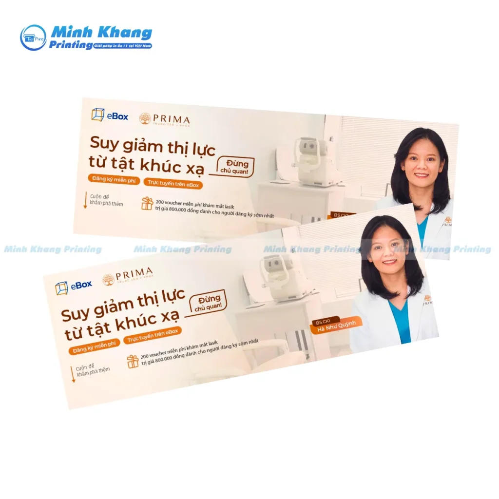 Hướng Dẫn Kỹ Thuật: Kích Thước & Chất Liệu, Cách In Voucher Mắt Kính Tối Ưu