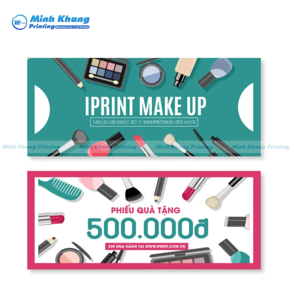 Lựa Chọn Thông Minh Về Chất Liệu Giấy & Kỹ Thuật Gia Công In Voucher Mỹ Phẩm