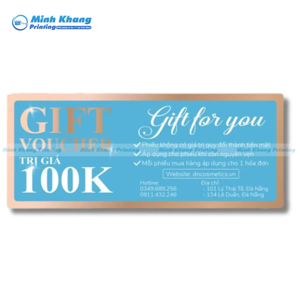 Bí Quyết Thiết Kế Tạo nên một Mẫu Voucher Mỹ phẩm Chuyên nghiệp