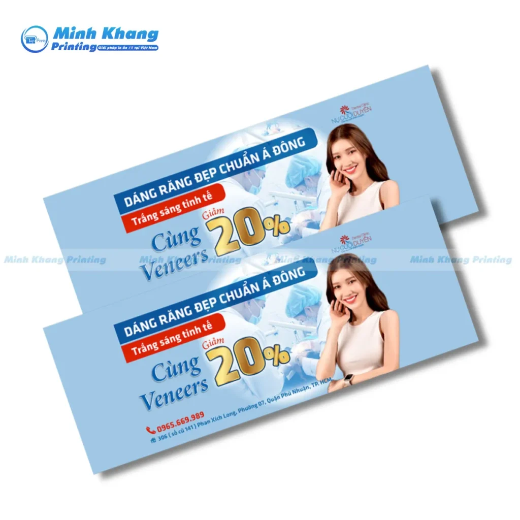 Mẫu gift voucher niềng răng Veneers giảm 20%