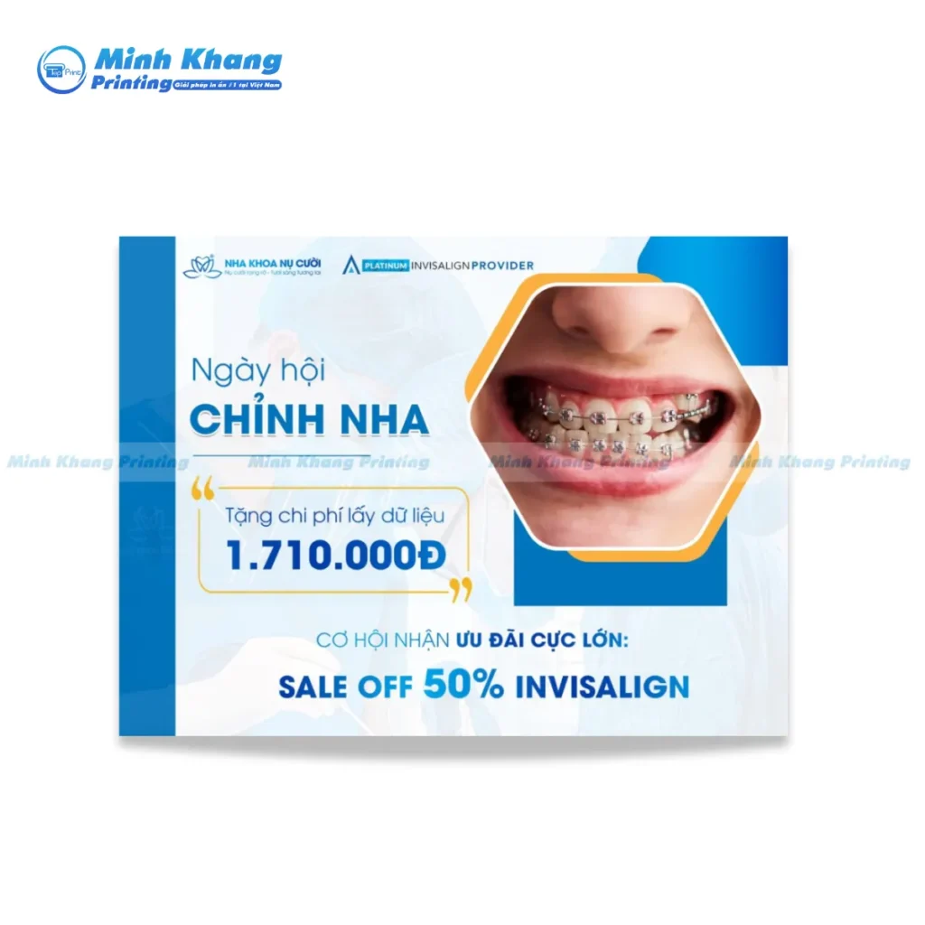 Mẫu voucher niềng riêng invisalign tặng chi phí lấy dữ liệu 1.710.000đ