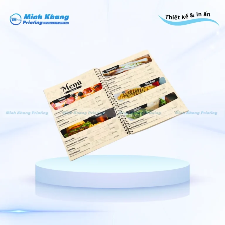 ấn phẩm menu