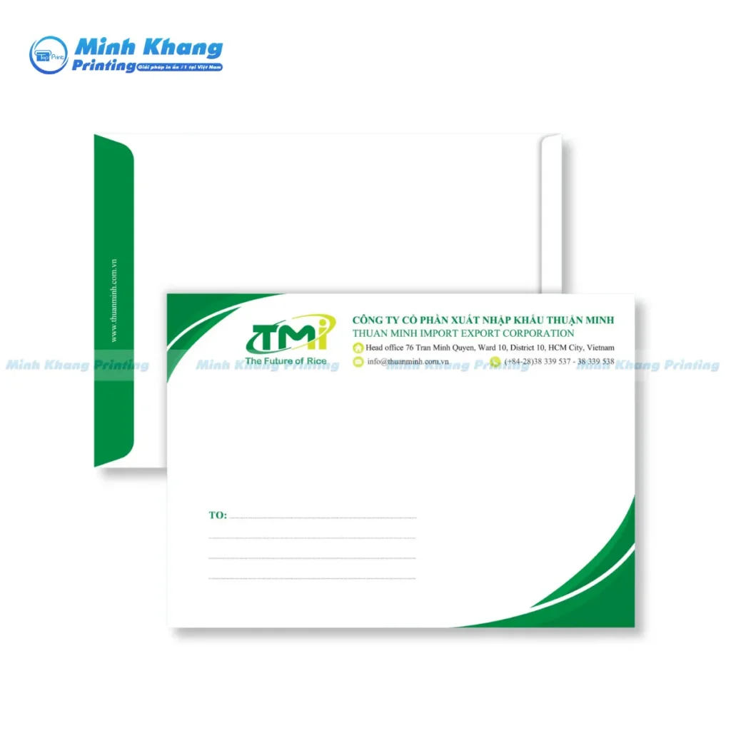 Các Yếu Tố Ảnh Hưởng Đến Báo Giá In Phong Bì