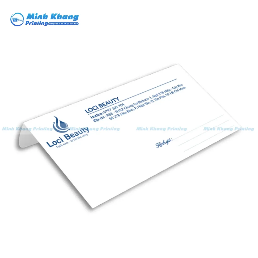 Quy Trình Đặt In Phong Bì Chuyên Nghiệp Tại Minh Khang