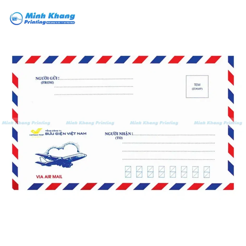 Mẫu bao thư bưu điện Giấy Ford, lựa chọn tiết kiệm cho nhu cầu số lượng lớn qua đường hàng không