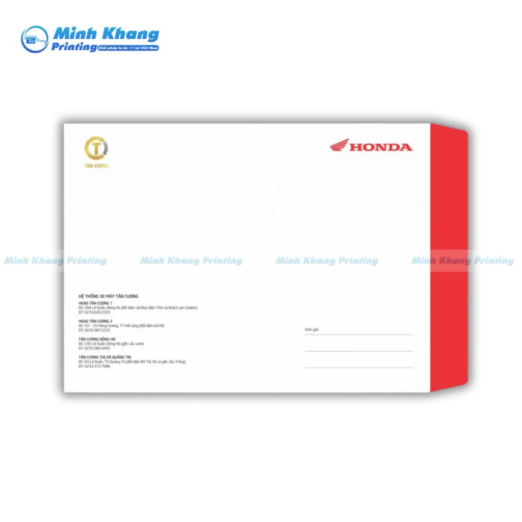 Mẫu bao thư bưu điện đẹp, tạo ấn tượng tốt ngay từ quầy giao dịch bưu điện