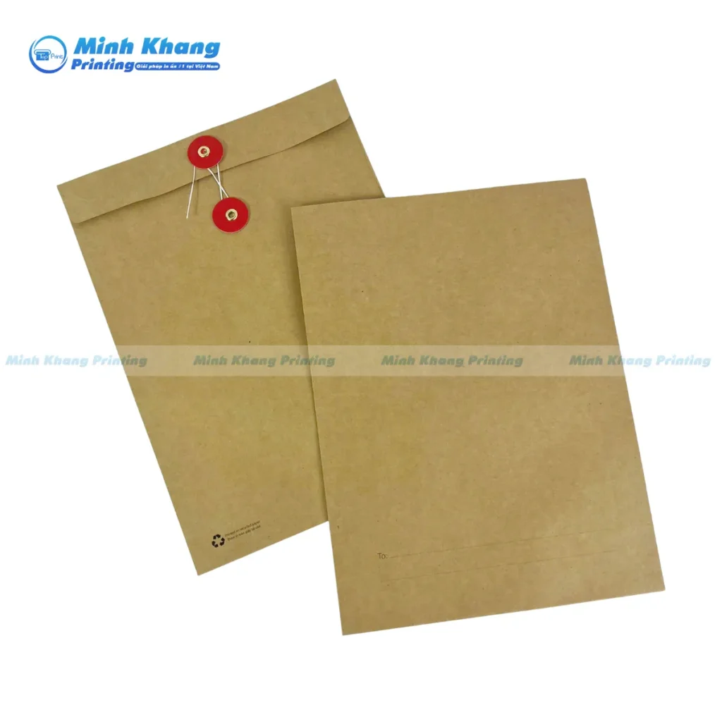 Mẫu phong bì Kraft định lượng 250gsm cực kỳ cứng cáp, bảo vệ tối đa các loại ảnh và tranh vẽ