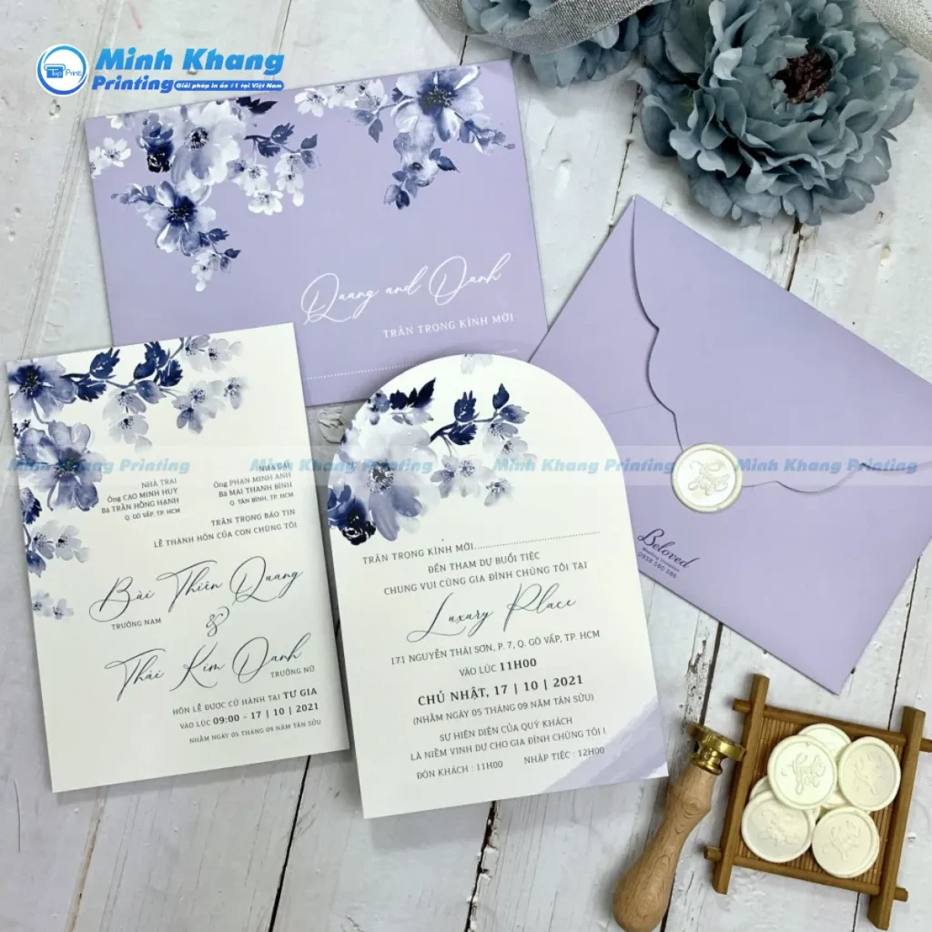 Hướng Dẫn Cặp Đôi Chọn Quy Cách In Bao Thư Thiệp Cưới 