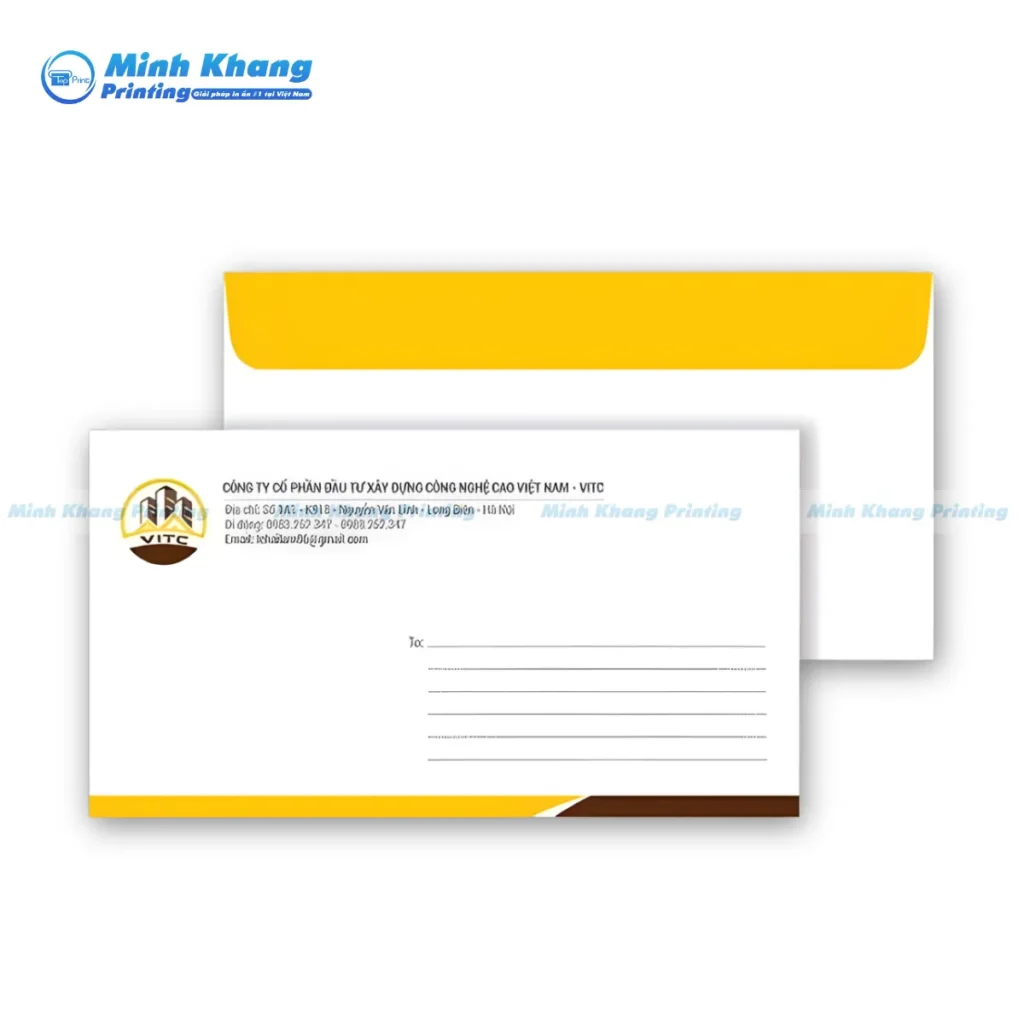 Những Lưu Ý Quan Trọng Khi Thiết Kế Bao Thư Vàng