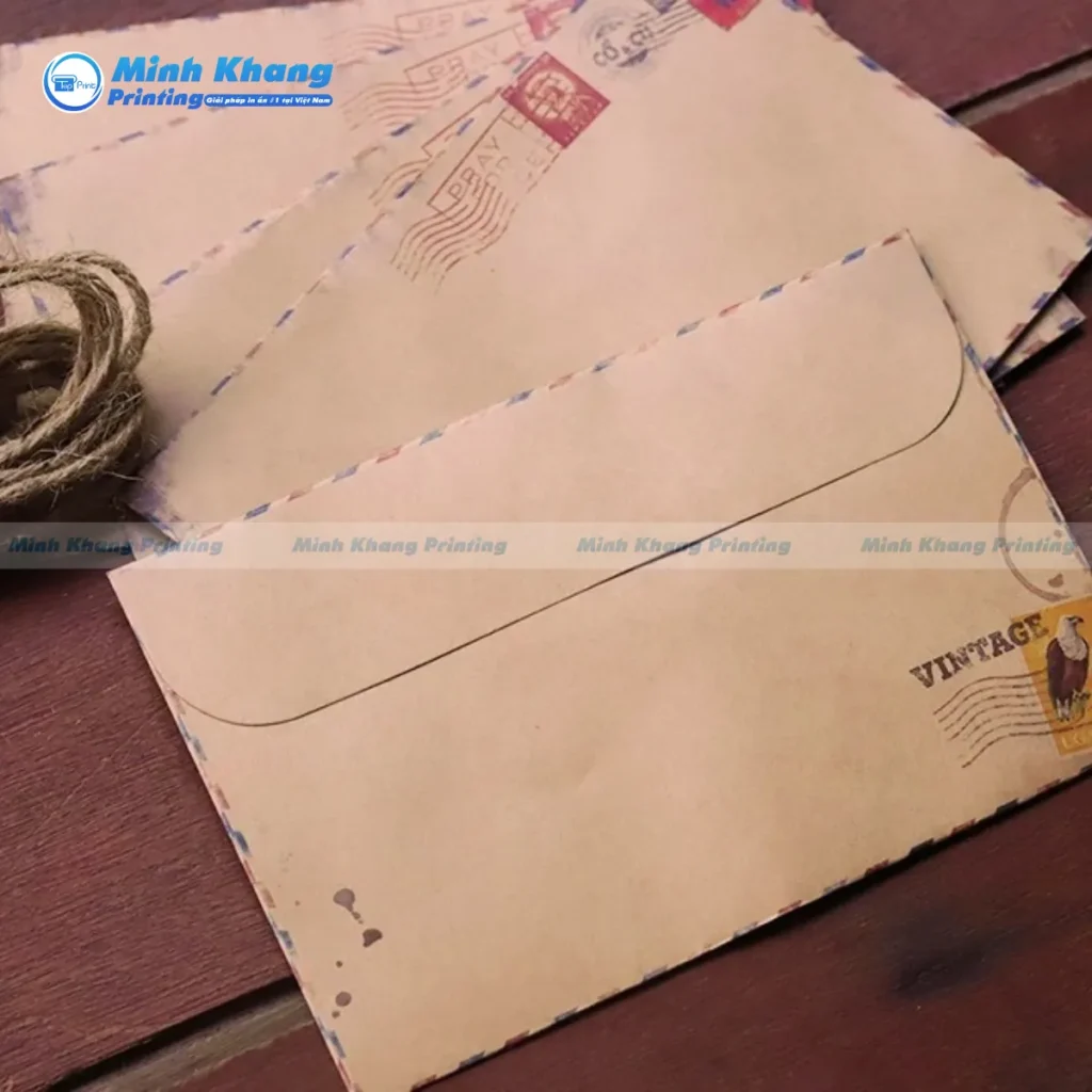 Quy Cách In Bao Thư Vintage Chuẩn Chuyên Nghiệp Tại Xưởng